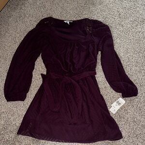 Kohl's Deep Purple Textured Dress